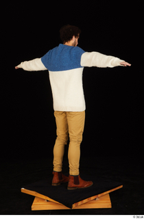 Pablo brown shoes brown trousers dressed standing sweater t-pose whole…